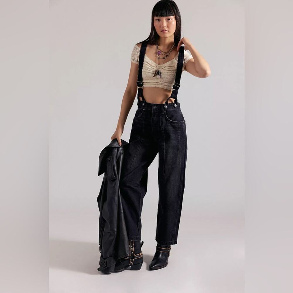 We The Free Berkley Suspender Jeans